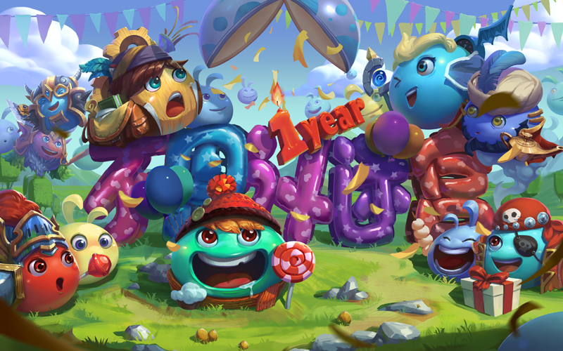 冈布奥的1周年庆